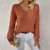 Eleganter Pullover mit V-Ausschnitt