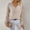 Eleganter Pullover mit V-Ausschnitt