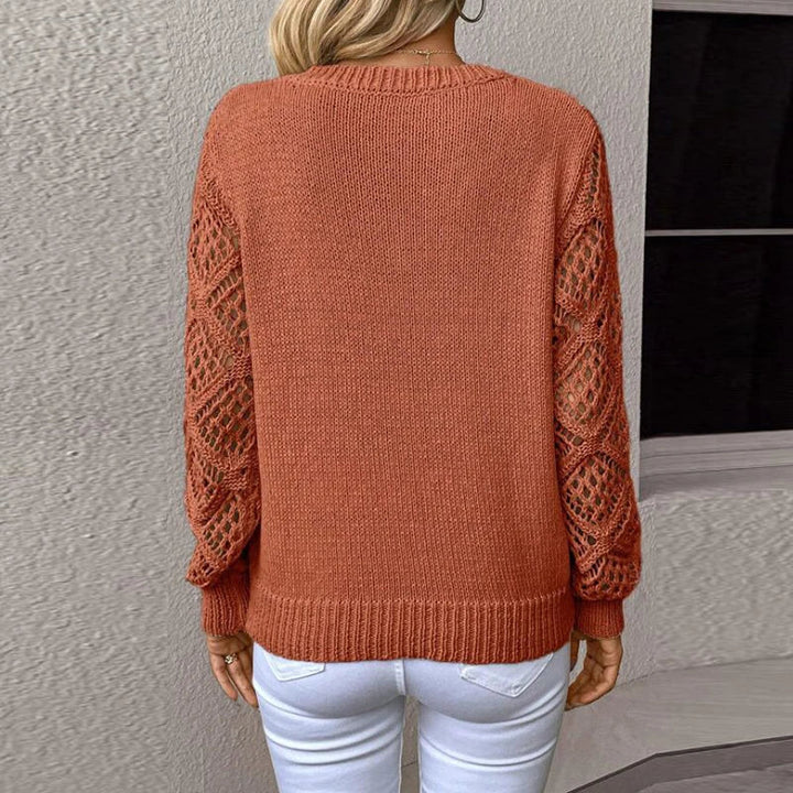 Eleganter Pullover mit V-Ausschnitt