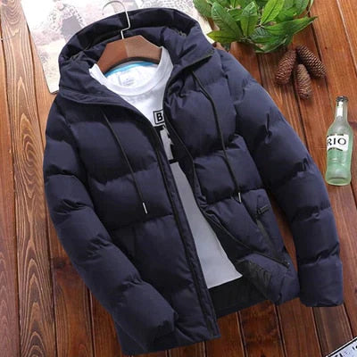 Wattierte winterjacke