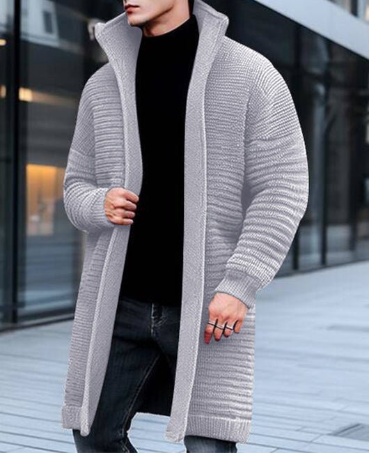 Lange Strickjacke für Männer